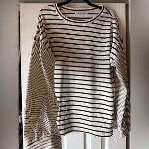Large stripped shirt